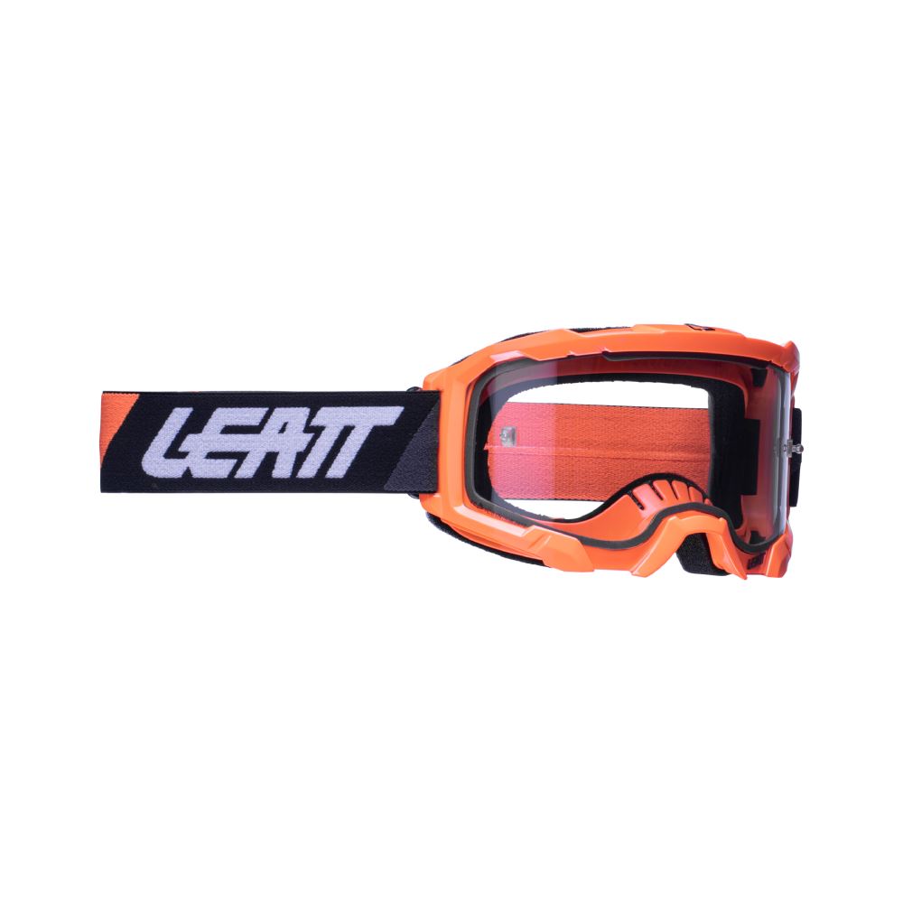 Leatt 2024 Goggles Velocity 4.5 Neon Orange - Clear Lens
